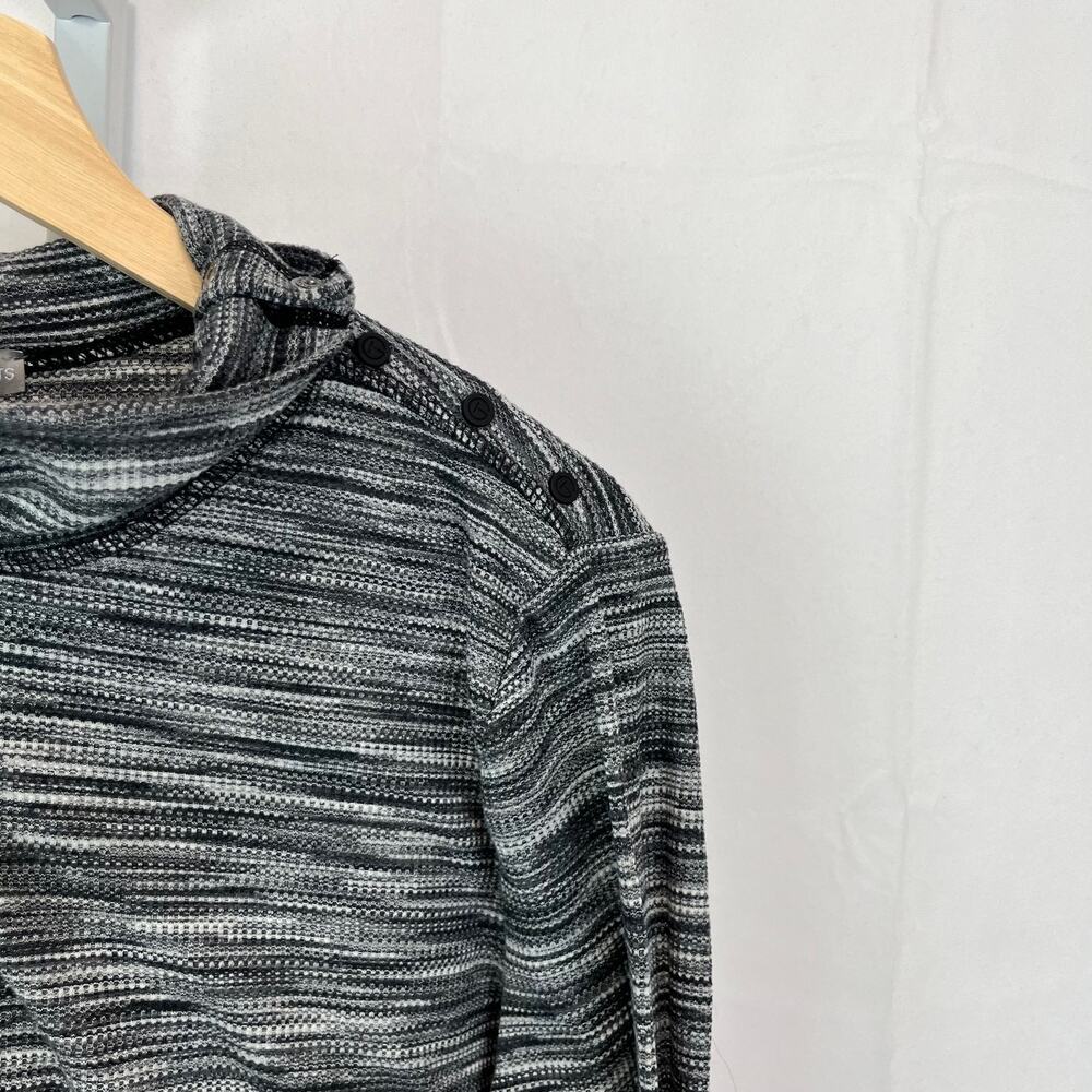 T By Talbots Size Xl Snap Mock Turtleneck Top The… - image 4